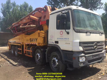 Trung Quốc Xe tải bê tông 48 mét đã sử dụng Sany 11420 * 2500 * 4000 Mm Diesel nhà cung cấp
