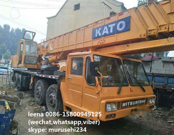 Trung Quốc 1995 Năm Nk500e-3 Xe tải cẩu Kato đã qua sử dụng / Nhật Bản đã qua sử dụng Cần cẩu xe tải 50 tấn nhà cung cấp