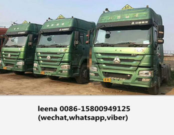 Trung Quốc Xe tải Howo Diesel Trailer Head Truck 375/10 Wheeler Tractor Head Made 2015 nhà phân phối